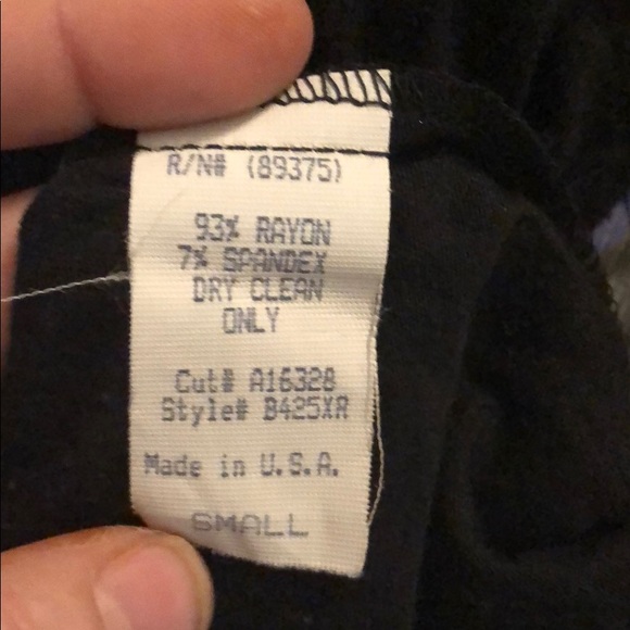 SKY Low Cut Flutter Sleeve Leather Belt Detail Top - Picture 7 of 7